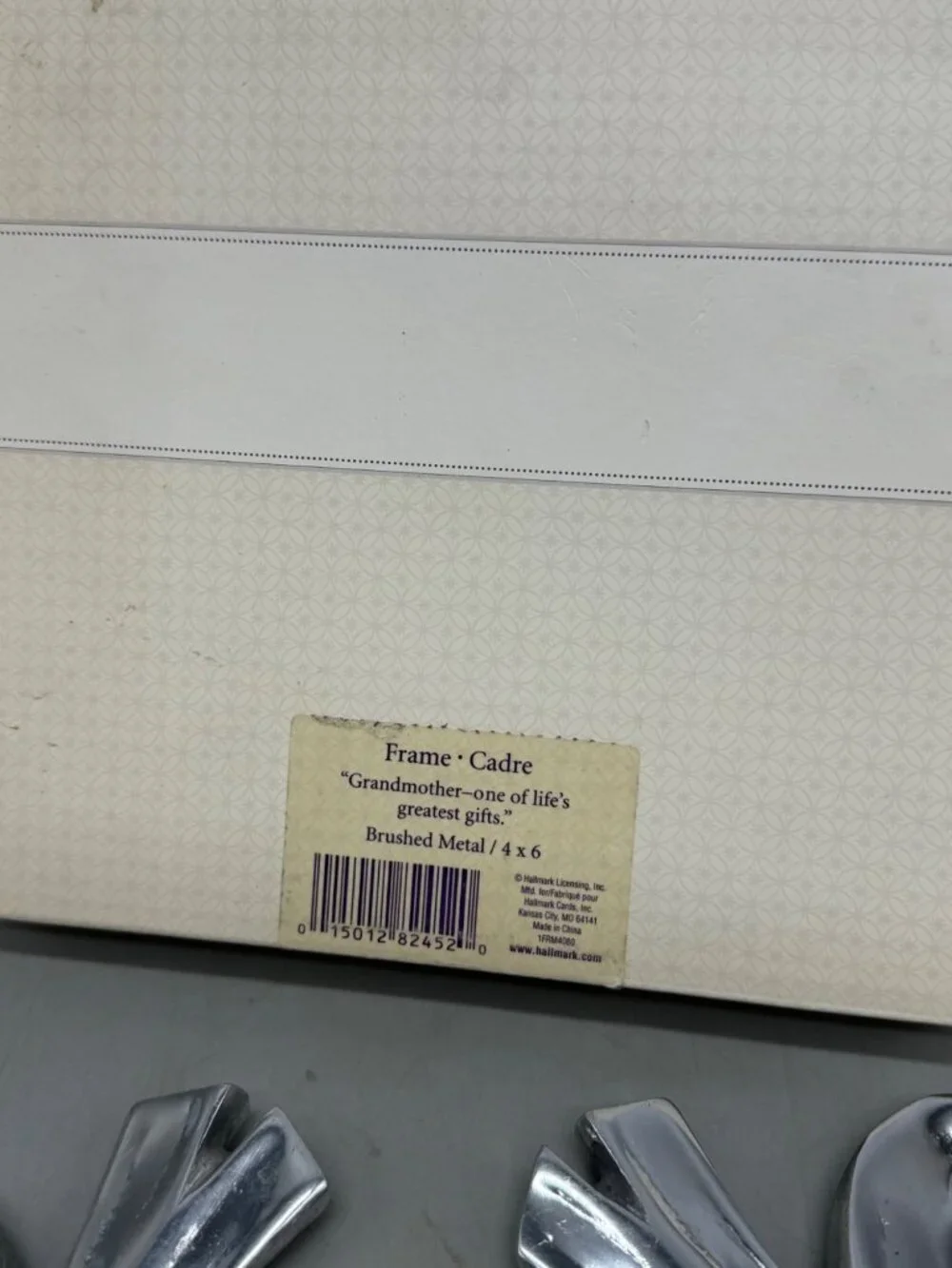 Hallmark signature frame Cadre brushed metal 4 x 6 one of life's greatest gifts